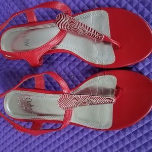 Impo Red Sandals